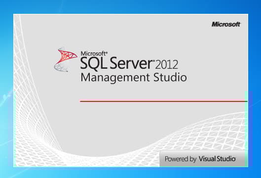 SQL Server 2012 Management Studio Splash Screen
