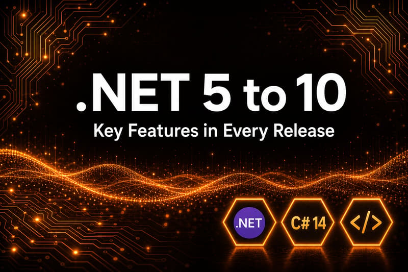 .NET 5 to 10: Key Features Introduced in Every Release
