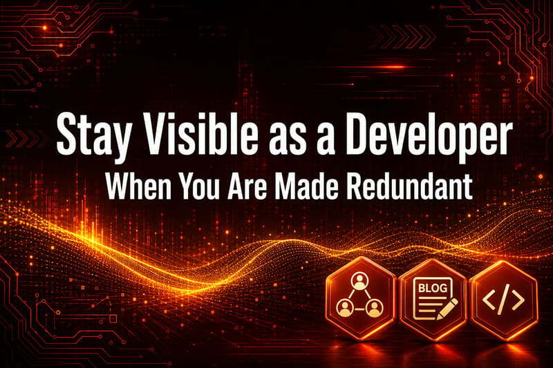 Stay Visible as a Developer When You Are Made Redundant